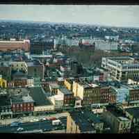          Color slide of aerial view from Hudson & 3rd looking W picture number 1
   