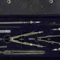 Drafting tool set, Doric brand, Jupiter 9406, made by Keuffel & Esser Co., n.d., ca. 1955-1962.