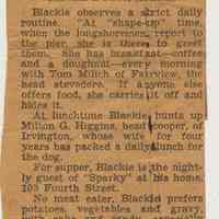          Item 1: Black Rules Pier With an Iron Paw, Oct 24, 1949; 2/2
   