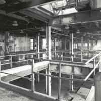 Digital image of B+W photo of former Maxwell House Coffee plant interior, Process Building, 2nd floor, Hoboken, 2003.