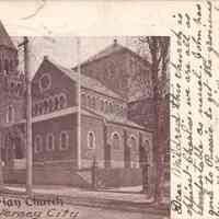 Postcard: First Presbyterian Church, Jersey City, NJ