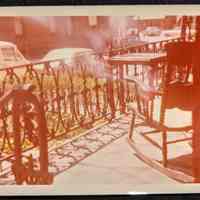 Photo of the front porch of 64 10th Street Hoboken.