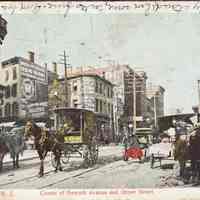 Postcard: Newark Ave., Jersey City, NJ