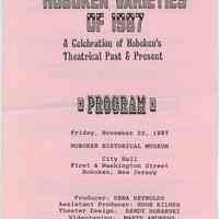          enclosure, pg [1]: program Hoboken Varieties of 1987
   