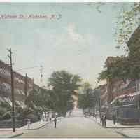 Postcard: View of Hudson St., Hoboken, N.J. Postmarked Nov. 25, 1907.