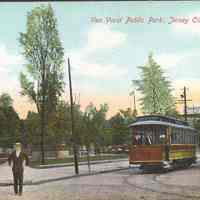 Postcard: Van Vorst Park, Jersey City, NJ