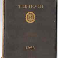 Ho-Hi of 1923. Yearbook of the February Class of Hoboken High School.