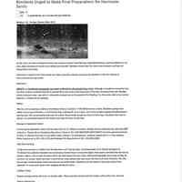          Memo, City of Hoboken: HURRICANE SANDY CHRONOLOGY & SEQUENCE OF EVENTS; Dec. 3, 2012. picture number 25
   