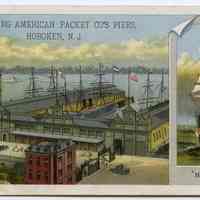 Card, trade: Hamburg American Packet Co