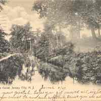 Postcard: Morris Canal, Jersey City, NJ