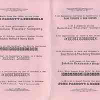          enclosure, pp [2-3]: program Hoboken Varieties of 1987
   