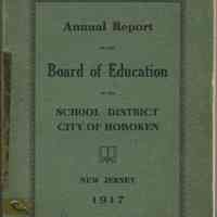 Report of the Board Education, Hoboken, 1917.