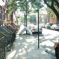 Color photo of Seventh St. looking east from near Willow Ave., Hoboken, September 16, 2006.