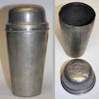 Shaker: Cocomalt. with lid for Cocomalt with 10 cups. Issued by R.B. Davis Co., Hoboken. N.d., ca. 1940-1950.