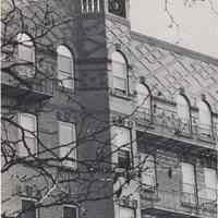 Reference image of printed photo image of Elysian Apartments from pg. 2 of 2002.026.0002, Hoboken, ca. 1975.