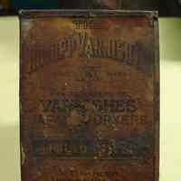 Can: Liquid Dryer, manufactured by The Hotopp Varnish Co., Hoboken, N.J., no date, ca. 1900.