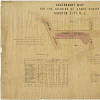          Assessment Map for the Grading of Grand St., Hoboken, New Jersey. [1866]. picture number 2
   