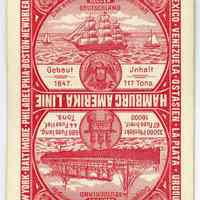          playing card, inverted: top - sailing ship: Deutschland (1) 1847
   