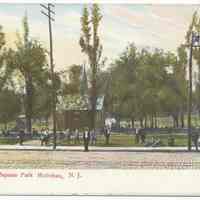Postcard: Hudson Square Park, Hoboken, N.J. 554. No date, circa 1907-1914; unposted.