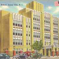 Postcard: A. Henry Moore School, Jersey City, NJ