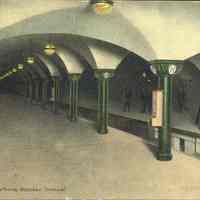 Postcard: Railroad, Hoboken, NJ