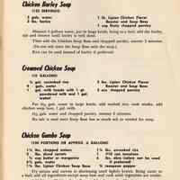          pg 9 Soups (typical recipes)
   