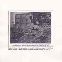          046 Fig 23 Photo of damage from March 31, 1909 dynamiting of viaduct
   