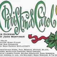 Postcard: A Christmas Carol. By Charles Dickens. At the DeBaun Auditiorium, Hoboken, 2006.