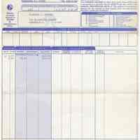 Members Statement of Account, Hoboken School Employees Federal Credit Union, Florence G. Miller. Statement 1/1/79-3/31-79.