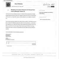          Memo, City of Hoboken: HURRICANE SANDY CHRONOLOGY & SEQUENCE OF EVENTS; Dec. 3, 2012. picture number 27
   
