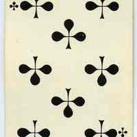          back: 8 of clubs
   