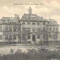 Postcard: Public School No. 3, Weehawken, NJ,