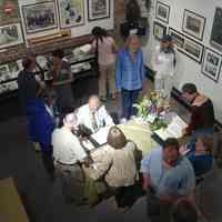          Digital photos, 17, of Jim Hans & guests at book,100 Hoboken Firsts, publication party, HHM, Hoboken, Sept. 2005. picture number 14
   