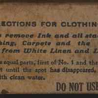         right, directions for clothing
   