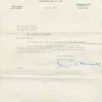 File of 6 letters regarding a mortgage on 718 Bloomfield St., Hoboken held by Florence and Madeline Miller