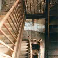 Digital image of color photo of the interior of the former Hudson & Manhattan Rail Road powerhouse, Jersey City, June, 2000.