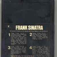 Eight-Track Cartridge, Frank Sinatra : "Sinatra At The Sands ." Reprise. J8 1019. Stereo.