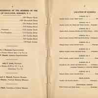          pp 4-5: Hoboken board of education; location of schools, principals
   