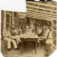          Photo 3: Active Boat Club, outdoor patio, seated at long table
   