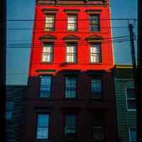          Color slide of eye-level view of façade, cornice, and pediment at 317 Grand between 3rd & 4th picture number 1
   