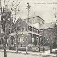 Postcard: First Presbyterian Church, Jersey City, NJ