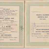          pp [44-45] May; Lipman; McCabe; Massarsky; Wilson et al; Palace Restaurant
   