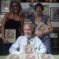          Digital photos, 17, of Jim Hans & guests at book,100 Hoboken Firsts, publication party, HHM, Hoboken, Sept. 2005. picture number 16
   