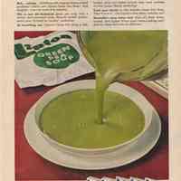          ad Lipton soup, Good Housekeeping Magazine, April, 1956
   