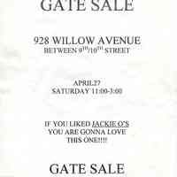          Gate Sale 027
   
