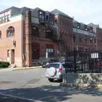 Documentation photos of the Hoboken Land & Improvement Company building, Newark St., Hoboken, July 2007.