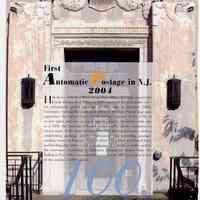          pg [110]: 100. First Automatic Postage in N.J. 2004
   