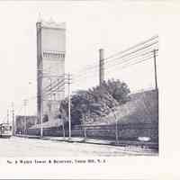 Postcard: Water Tower, Union Hill, NJ