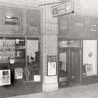 Digital copy of b+w photo of Haven Building & Loan Association of Hoboken exterior, 41 Newark St., Hoboken, no date, ca. 1952 - 1953.