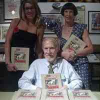          Digital photos, 17, of Jim Hans & guests at book,100 Hoboken Firsts, publication party, HHM, Hoboken, Sept. 2005. picture number 17
   